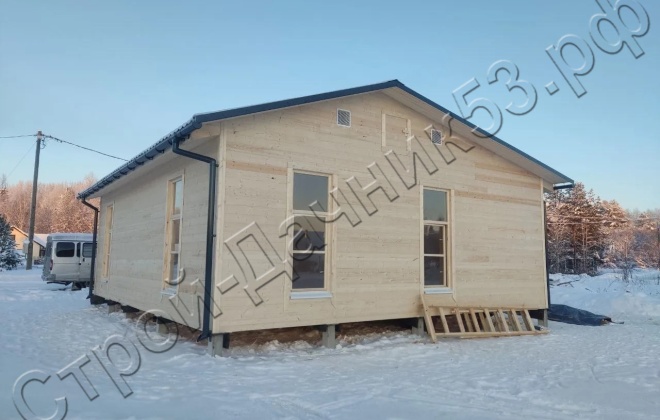 3 Каркасный дом Д-15, 9x8м, 72 М², Республика Карелия, посёлок Пряжа, урочище Шаньгимо (10)